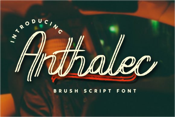 Anthalec Script Font for Campaign Design