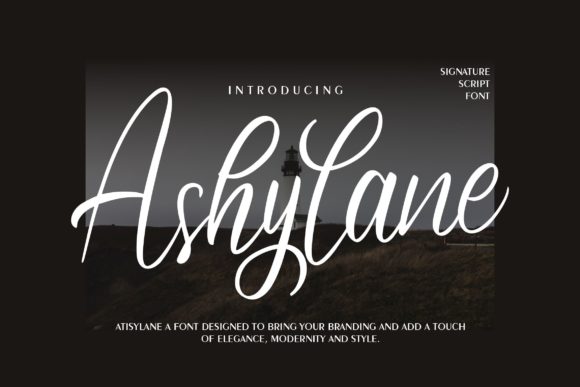 Ashylane Script: A Charming Handwritten Typeface for Designers