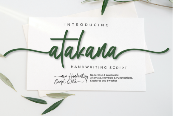 Atakana Script: A Typeface That Elevates Your Campaigns