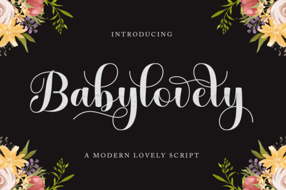 Baby Lovely Script: A Premium Font for Timeless Branding