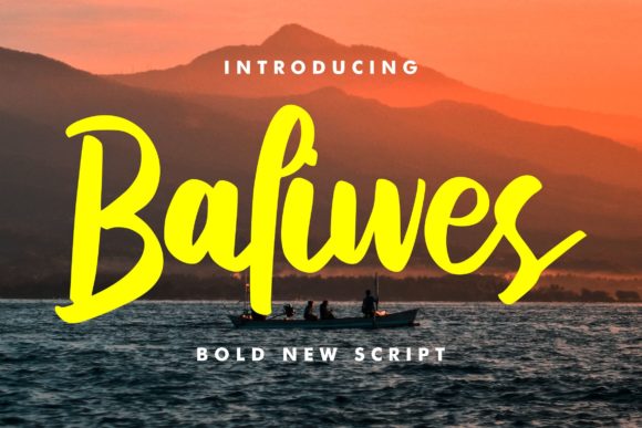 Baliwes Script: A Bold Handwritten Font for Creative Projects