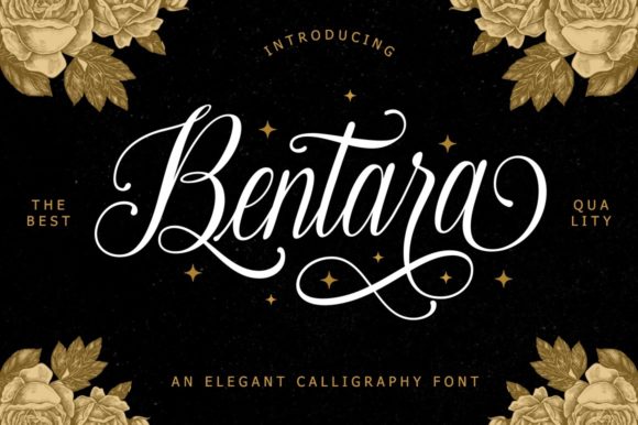 Bentara Script Font for Modern Marketing and Branding