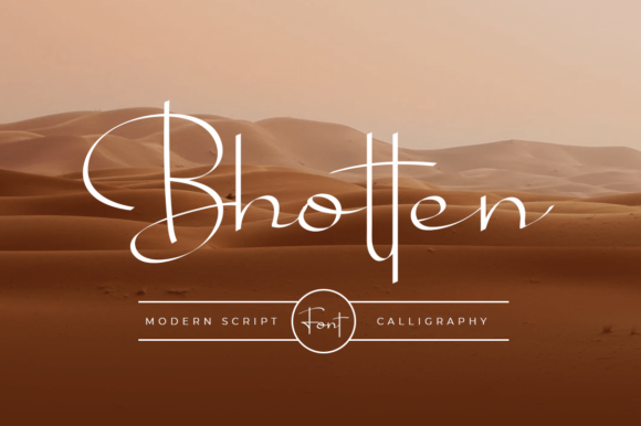 Bhotten Script: A Handwritten Typeface for Modern Web Design