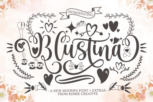 Blustina Script: A Luxurious Handwritten Font