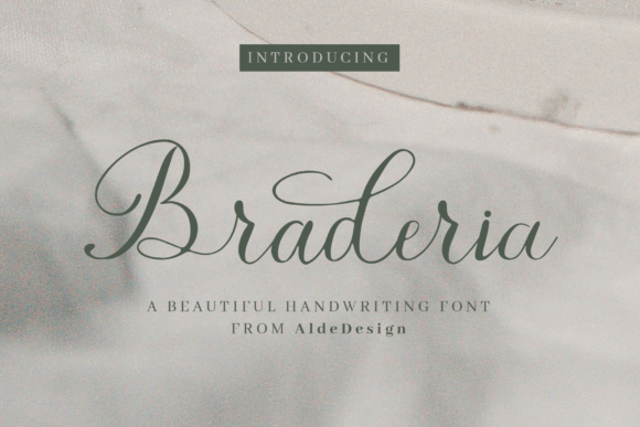 Braderia Script Font Review: A Designer’s Take on a Charming Handwritten Typeface