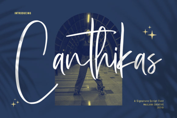 Canthikas Script: A Premium Handwritten Font for Luxurious Campaigns