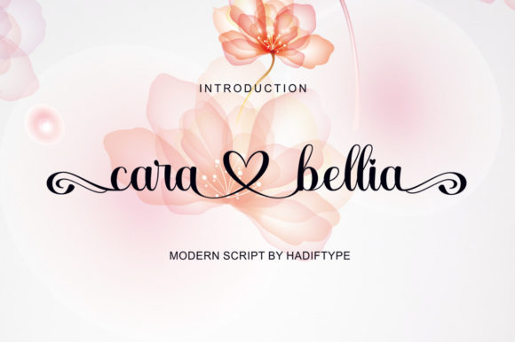 Cara Bellia Script: A Luxurious Calligraphy Typeface for Digital Design
