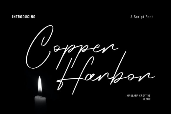 Copper Harbor Script: The Handwritten Font That Elevates Your Campaign