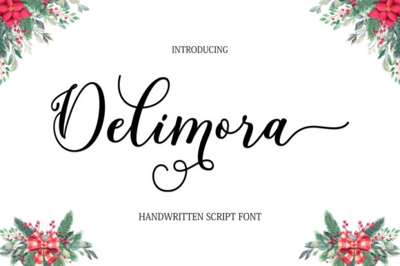 Delimora Script: A Modern Handwritten Font for Bold Branding