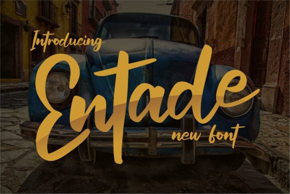 Entade Script Font: Elevate Your Brand with Chic, Trendy Typography