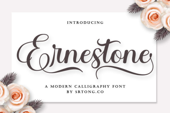 Ernestone Script: A Beautiful Handwritten Font for Craft Projects