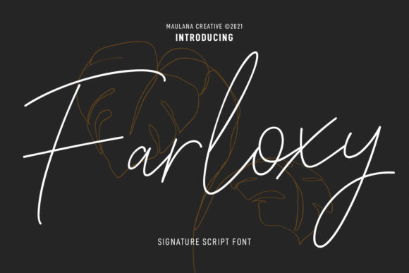 Farloxy Script: A Graceful Typeface for Digital Elegance