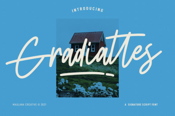 Gradiattes Script: A Beautiful Font for Polished Branding