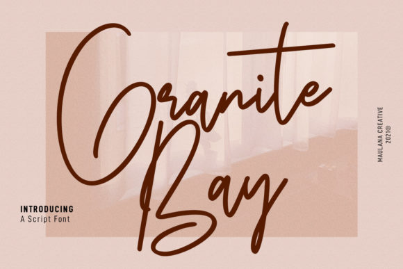 Granite Bay Script Font for Professional and Timeless Branding