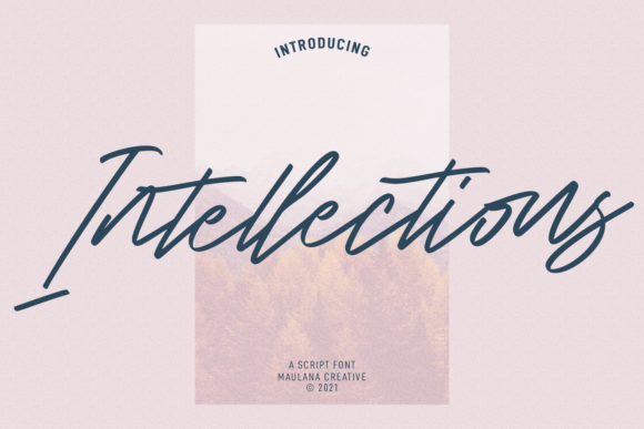 Intellections Script Font for Professional and Elegant Branding