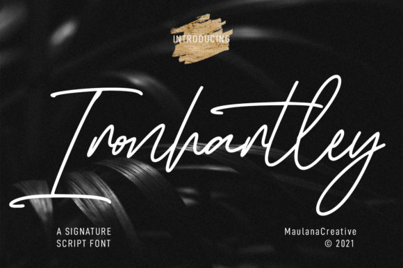 Ironhartley Script Font for Beautiful Design Projects