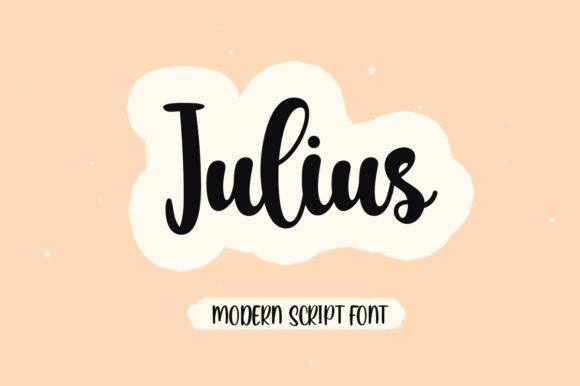 Julius Script Font for Handmade and Design Projects