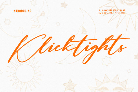 Klicktights Script: A Premium Handwritten Font for Professional Branding