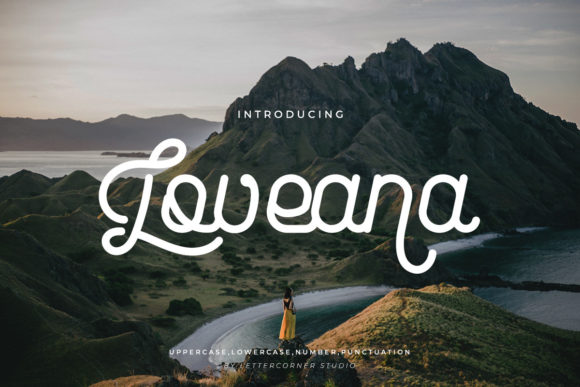 Lovena Script Font for Fashion Branding and Editorial Design