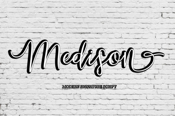 Medison Script: A Sweet Touch for Business Typography