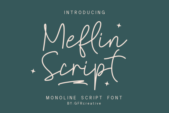 Meflin Script: A Premium Handwritten Font for Creative Branding