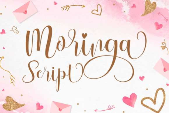 Moringa Script: A Romantic Handwritten Font for Creative Projects