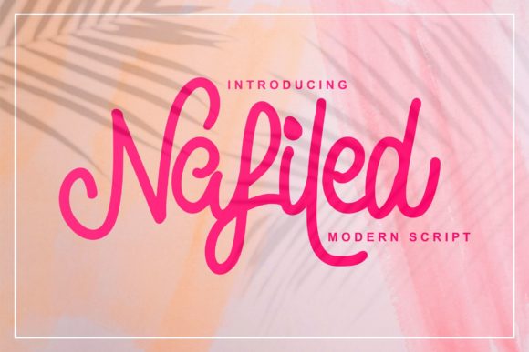 Nafiled Script: A Delicate Elegance for Designers