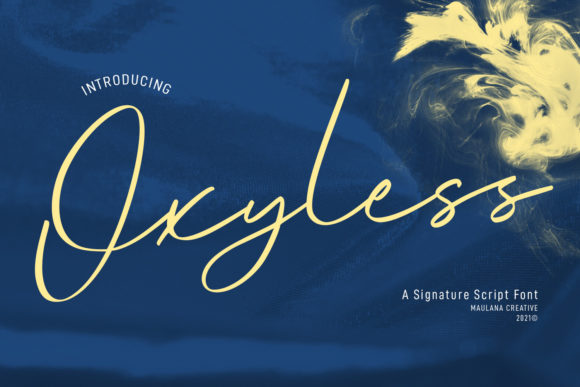 Oxyless Script: The Elegant Font for Modern Branding and Digital Campaigns