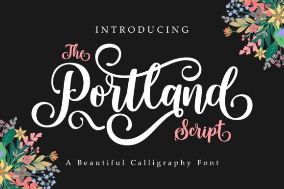 Portland Script Font: A Classy Handwritten Typeface for Creative Makers