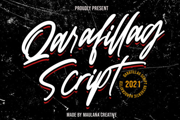 Qarafillag Script Font for Bold and Authentic Branding