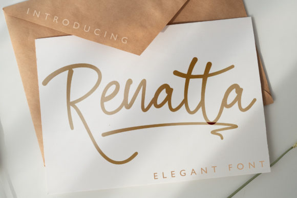 Renatta Script: A Vintage Styled Font for Strong Branding