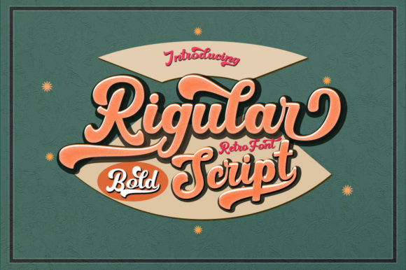 Rigular Script: A Bold Handwritten Font for Creative Projects