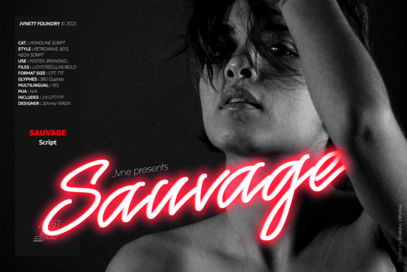 Sauvage Neon Script: A Handwritten Font for Creative Product Makers