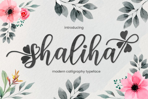 Shaliha Script: A Handwritten Font for Editorial Elegance