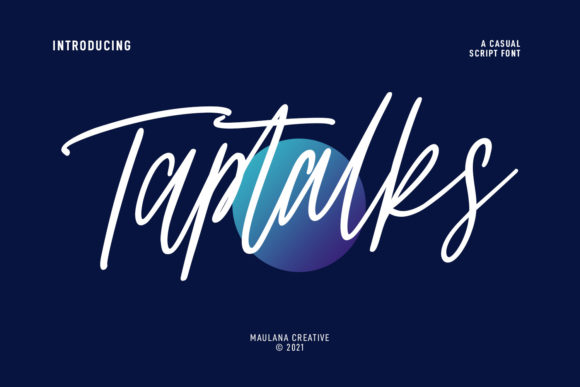 Taptalks Script: A Handwritten Font for Memorable Branding