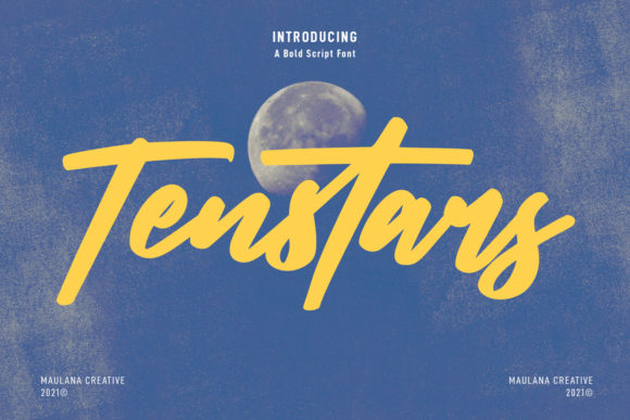 Tenstars Script Font for Campaigns That Need Elegance